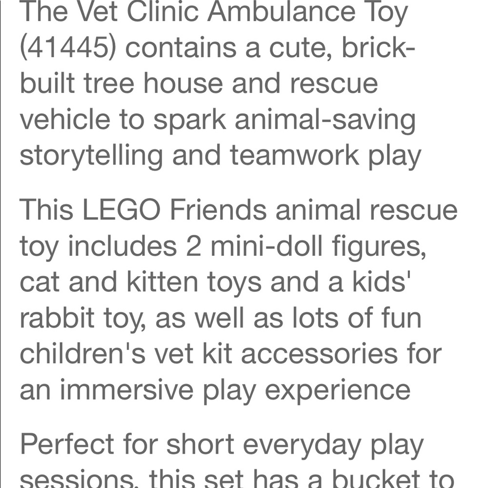 Lego Friends Vet Clinic Ambulance - Picture 7 of 9